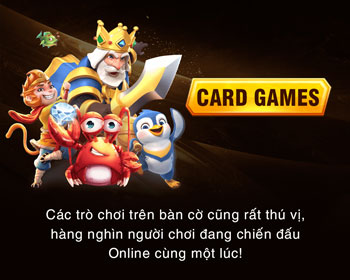 Game bài đổi thưởng đa dạng như Tiến Lên Miền Nam, Phỏm, Mậu Binh